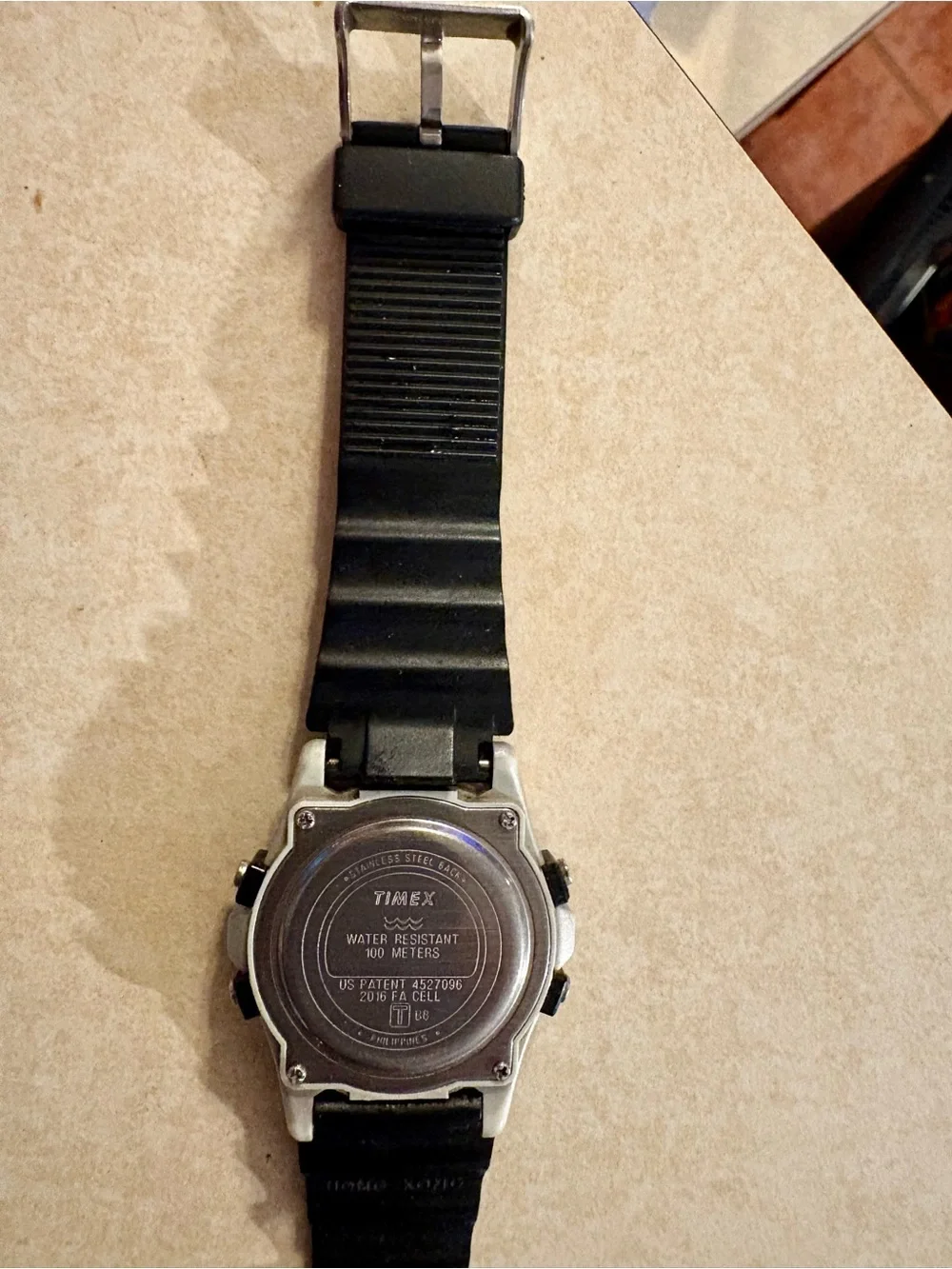 TIMEX VINTAGE ATLANTIS 100 DIGITAL 40mm WATCH ORIGINAL BRACELET New Battery